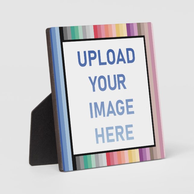 Placa Expositora Rayas de colores (Anverso)