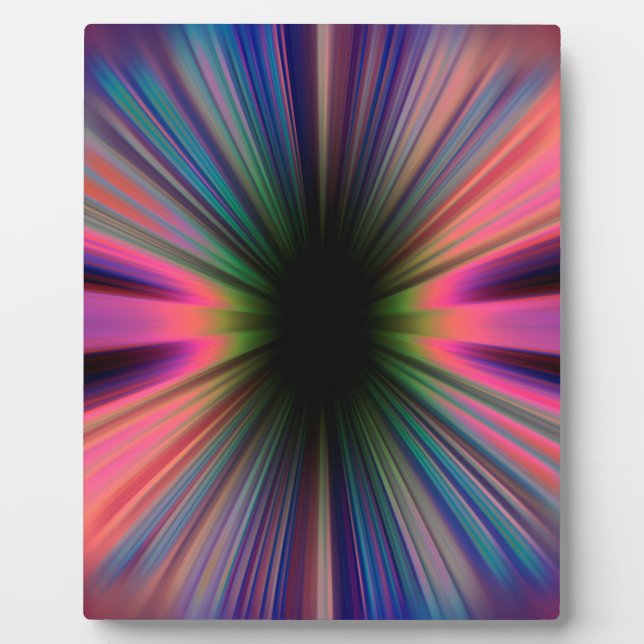 Placa Expositora Rayos de sol coloridos (Frente)