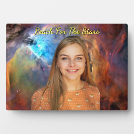 Placa Expositora Reach for the Stars Custom Photo Orion Nebula 5x7