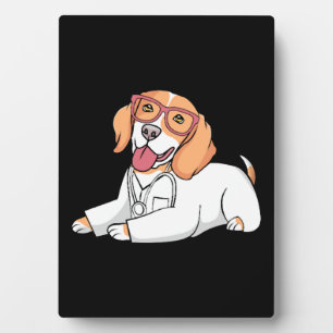 Placa Expositora Recepcionista Médico Veterinario