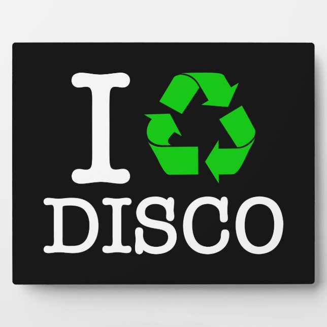 Placa Expositora Reciclar Disco (Frente)