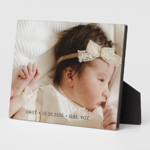 Placa Expositora Recién nacido