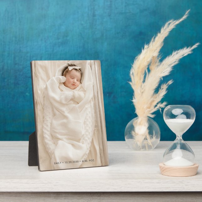 Placa Expositora Recién nacido (Lado)