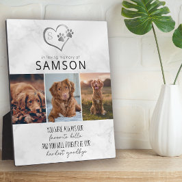 Placa Expositora Recordatorio de mármol Favorito Hola Adiós más dur