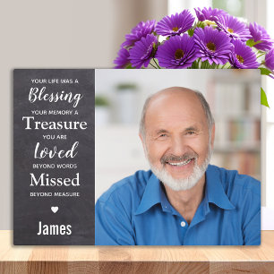 Placa Expositora Recordatorio personalizado, foto conmemorativa de