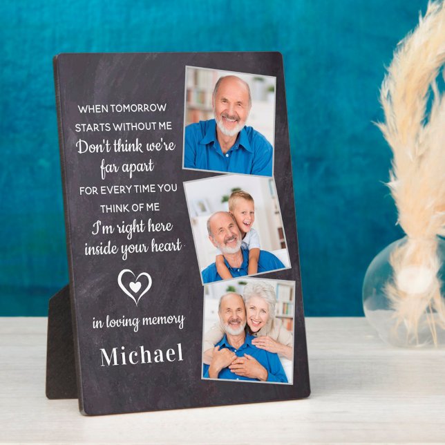 Placa Expositora Recuerdo 3 Foto Memorial de Pérdida Familiar (Subido por el creador)