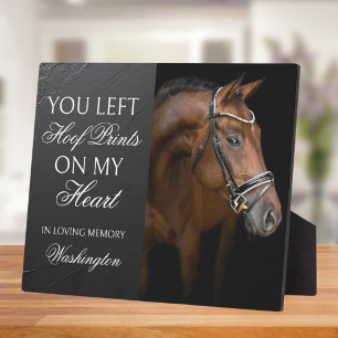 Placa Expositora Recuerdo conmemorativo de caballo Foto personaliza
