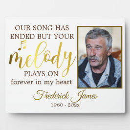 Placa Expositora Recuerdo conmemorativo de cita musical