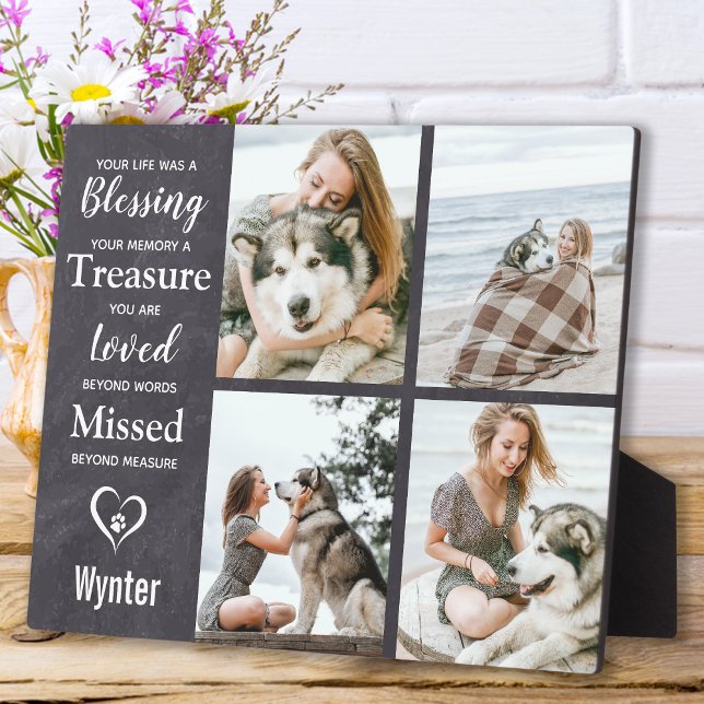 Placa Expositora Recuerdo conmemorativo de la pérdida de la mascota (Subido por el creador)