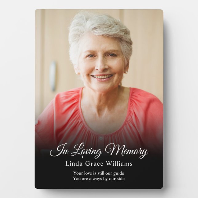 Placa Expositora Recuerdo conmemorativo en memoria de un ser querid (Frente)