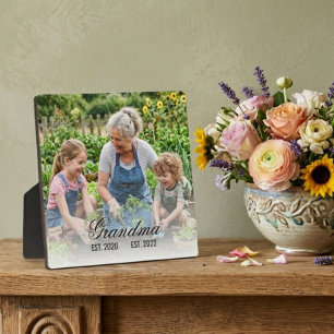 Placa Expositora Recuerdo de Foto de Abuela Est