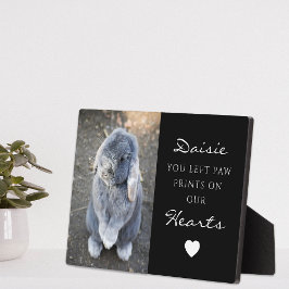 Placa Expositora Recuerdo de Foto de Mascota Infantil Adorable