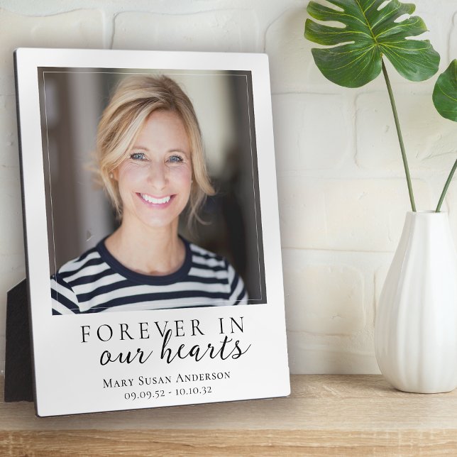 Placa Expositora Recuerdo de Foto Para Siempre en Nuestros Corazone (Subido por el creador)