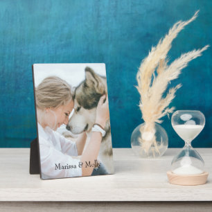 Placa Expositora Recuerdo de madera con foto personalizada