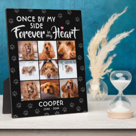 Placa Expositora Recuerdo de mascota "Por siempre en mi corazón" 9 