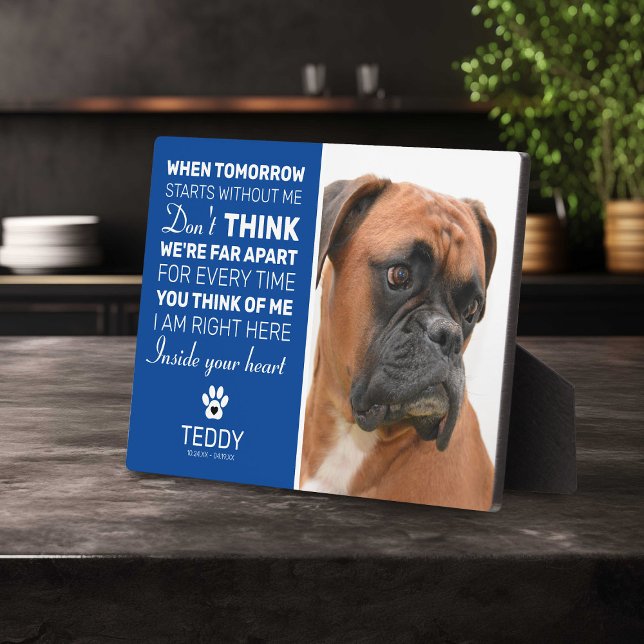 Placa Expositora Recuerdo de Mascota | Recuerdo de Perro Querido (Subido por el creador)