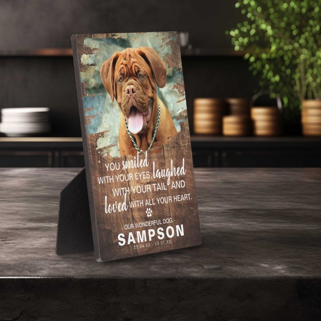 Placa Expositora Recuerdo fotográfico conmemorativo de madera rústi (Subido por el creador)