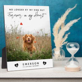 Placa Expositora Recuerdo Fotográfico de Mascota para Siempre en Mi