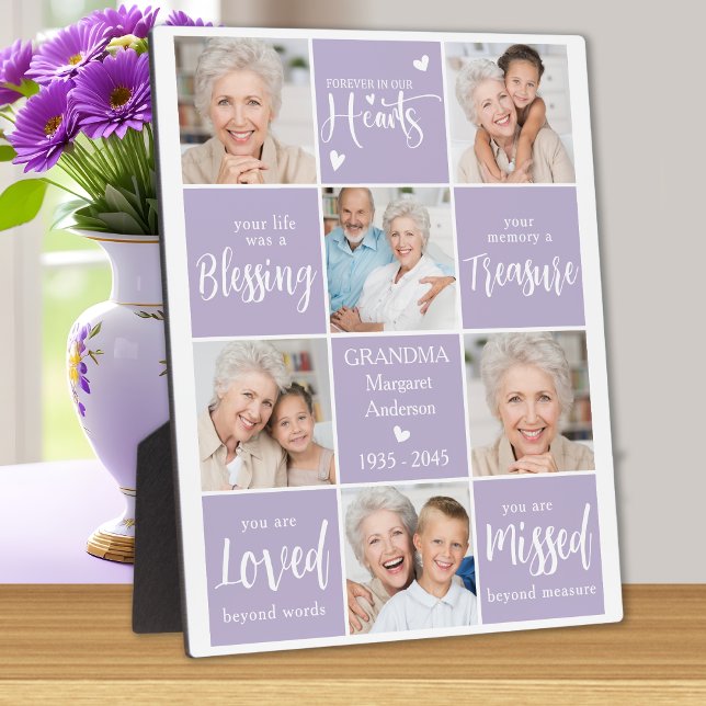 Placa Expositora Recuerdo moderno de la familia de los 6 Collages d (Subido por el creador)