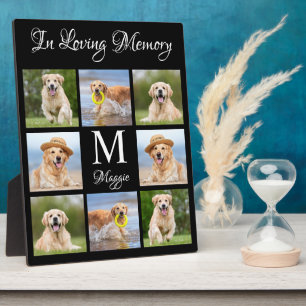 Placa Expositora Recuerdo Personalizado de Mascota En Memoria Amoro