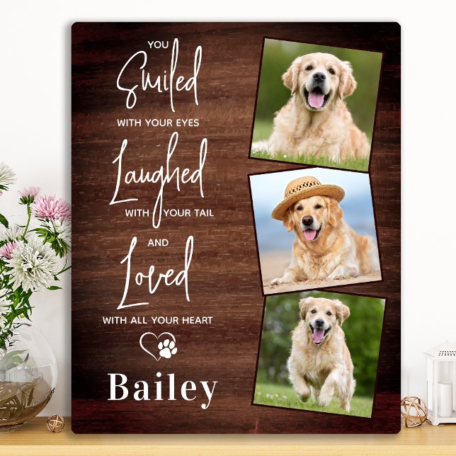 Placa Expositora Recuerdo Personalizado Memorial para Perro Mascota (Subido por el creador)