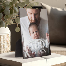 Recuerdo Personalizado Moderno con Nombre de Papá 