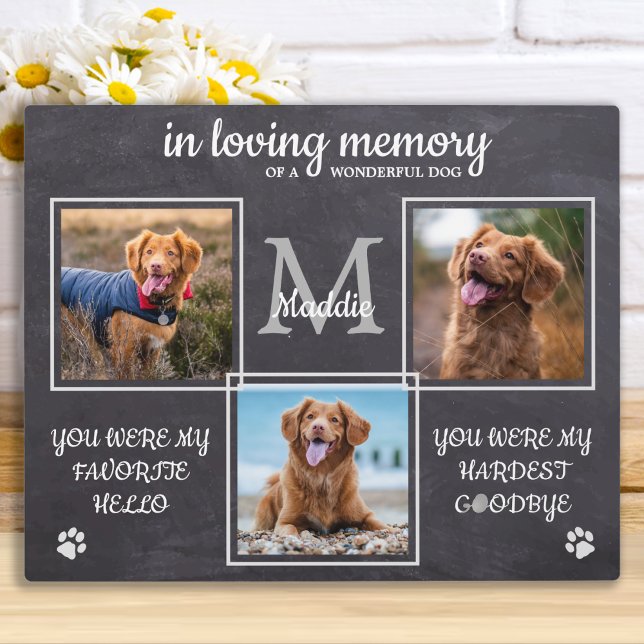 Placa Expositora Recuerdo Rústico de Mascota Pérdida de Mascota Sin (Subido por el creador)