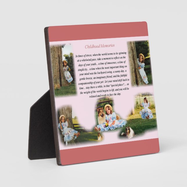 Placa Expositora Recuerdos de infancia Inspiradores (Anverso)