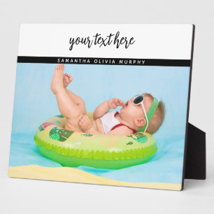 Placa Expositora Recuerdos de nombre y amor para bebé fotográficos 