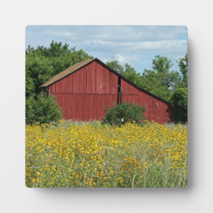 Placa Expositora Red Barn Plaque