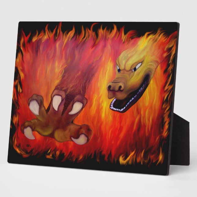 Placa Expositora Red Dragon Claw (Lado)
