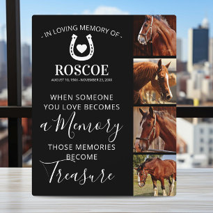 Placa Expositora Regalo conmemorativo de caballo - Equino