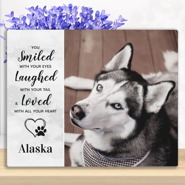 Placa Expositora Regalo conmemorativo de la pérdida de perros masco (Subido por el creador)