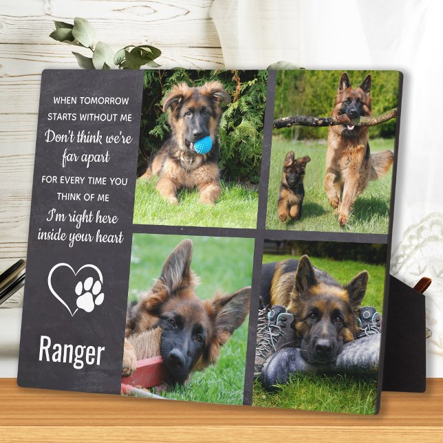 Placa Expositora Regalo conmemorativo de perro mascota - Mascota de (Subido por el creador)