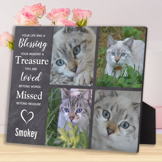 Placa Expositora Regalo conmemorativo del gato del mascota - Compas (Subido por el creador)