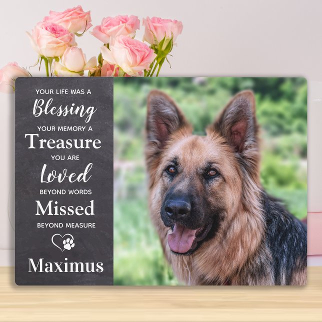 Placa Expositora Regalo conmemorativo del Mascota del perro - Regal (Subido por el creador)