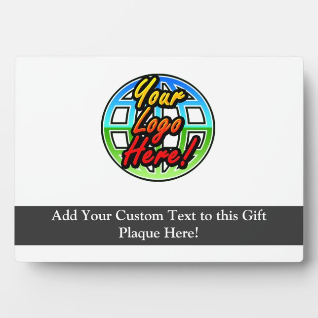Placa Expositora Regalo corporativo con logotipo de personalizado (Frente)