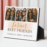 Placa Expositora Regalo de amistad por Collage de fotos para los me<br><div class="desc">Celebra tu vínculo inquebrantable con una sincera placa de collage de fotos que honra la risa,  la lealtad y los recuerdos de toda la vida. Un regalo conmovedor que convierte tus momentos compartidos en un homenaje duradero a la amistad.</div>