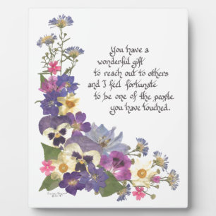 Placa Expositora regalo de aprecio