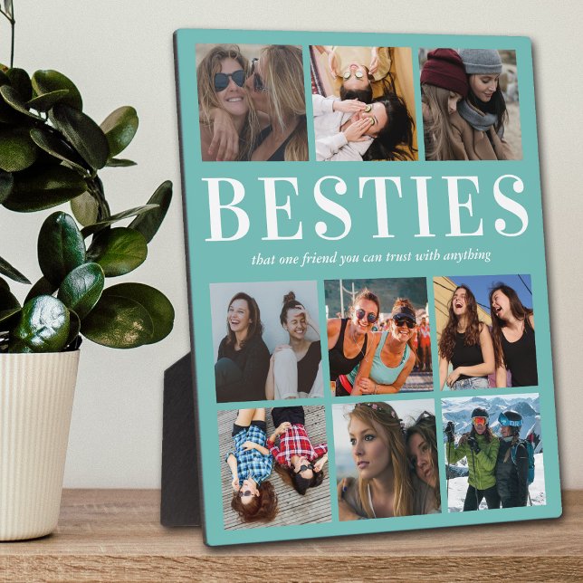 Placa Expositora Regalo de Besties Personalizado | Mejor Amigo (Subido por el creador)