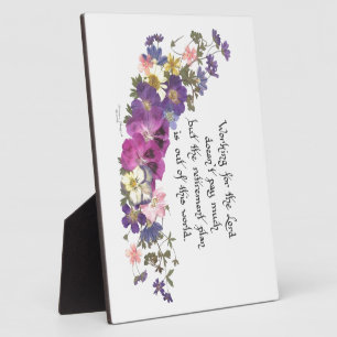 Placa Expositora Regalo de clérigos o voluntarios