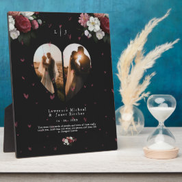 Placa Expositora Regalo de Collage de fotos de Personalizado Floral