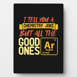 Placa Expositora Regalo de cumpleaños Te Digo Química