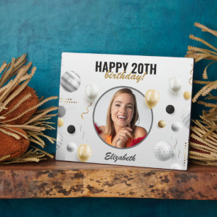 Placa Expositora Regalo de fotos del Personalizado de cumpleaños fe