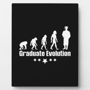 Placa Expositora Regalo de graduación Evolución graduada