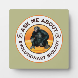 Placa Expositora Regalo de humor de evolución para profesor de biol