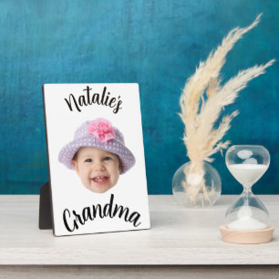 Placa Expositora Regalo de nombre de foto de bebé personalizado par
