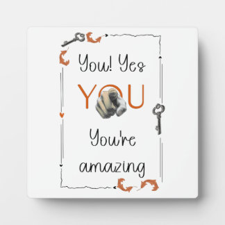 Placa Expositora Regalo de Recordatorio de Amor Propio para Alguien