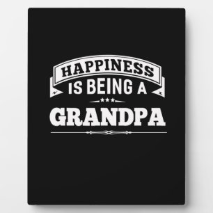 Placa Expositora Regalo del abuelo La felicidad es ser un abuelo