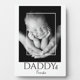 Placa Expositora Regalo del Día del Padre con foto personalizada de